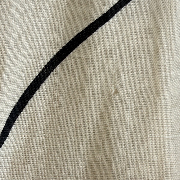 NWT Magaschoni 100% Linen Cream Sleeveless Summer Midi Dress Resortwear Vacation - Picture 12 of 14